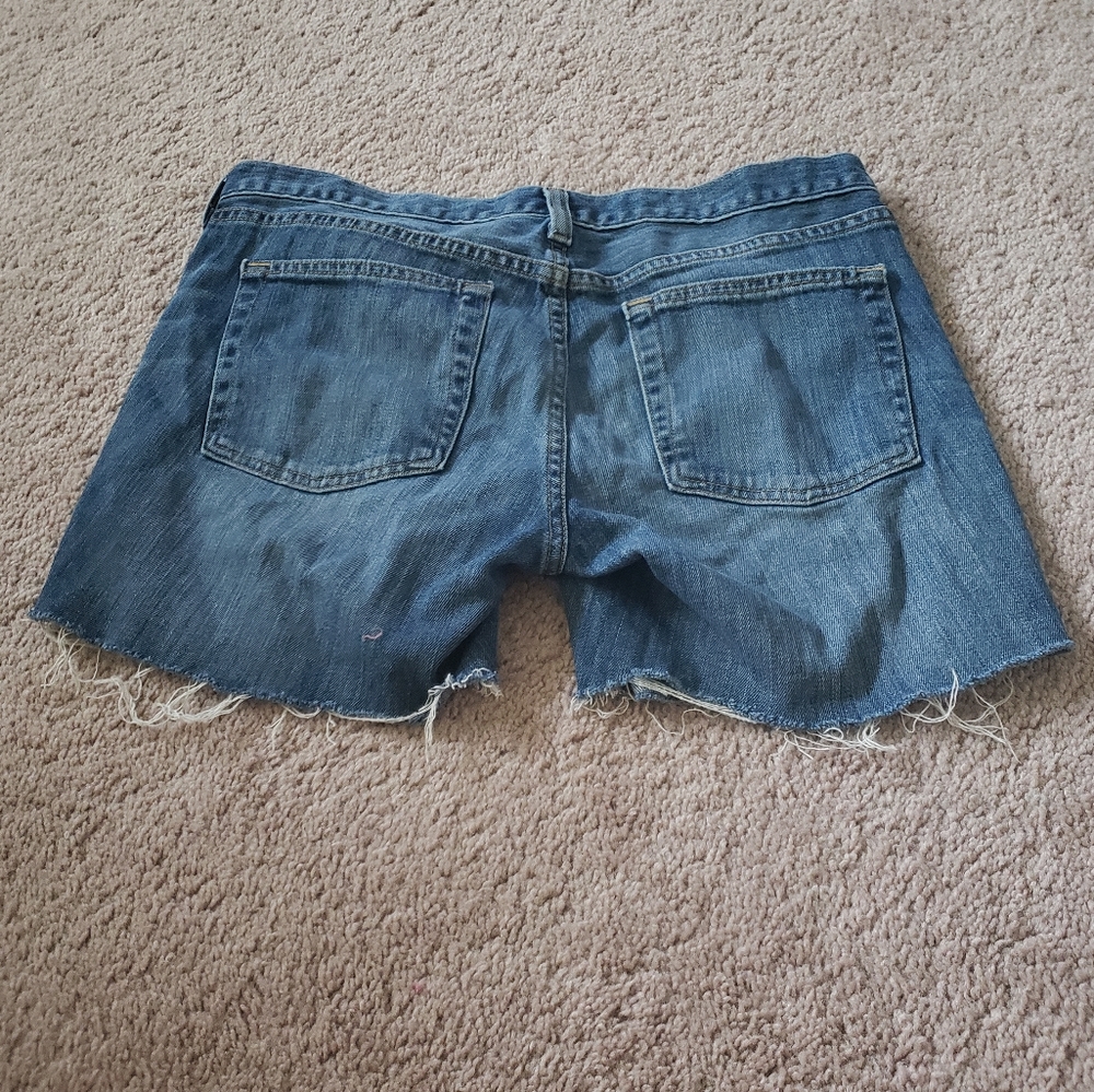 J Crew raw hems shorts